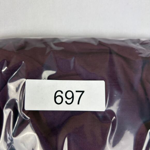 Wool& WoolAnd Maggie Merino Wool Swing Dress Short Sleeve Purple Women's L Long - Picture 8 of 8